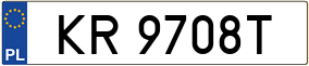 Truck License Plate